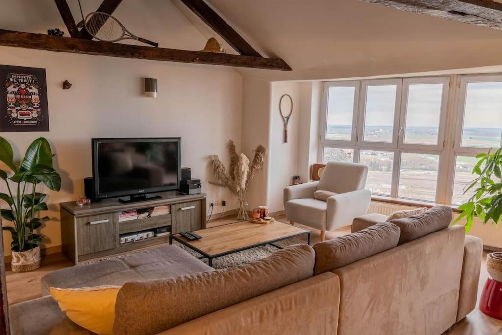 Duplex Atypique Dans La Cite Medievale ล็อง ภายนอก รูปภาพ